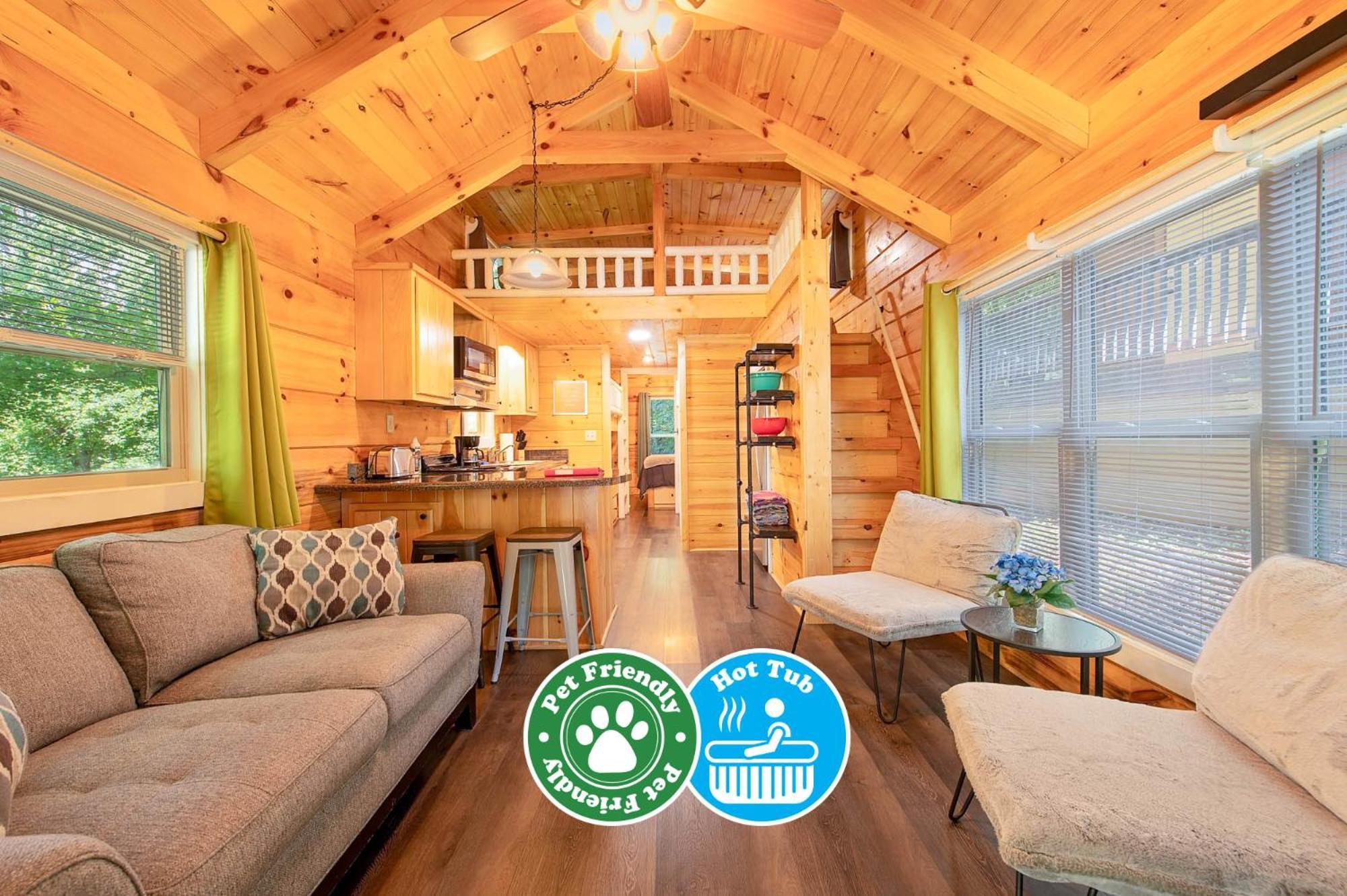 Elise Cabin Forest Retreat 5 Mins To Downtown تشاتانوغا المظهر الخارجي الصورة